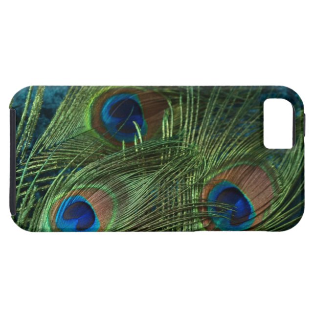 Funda De Case-Mate Para iPhone Feather Green Peacock (Reverso Horizontal)