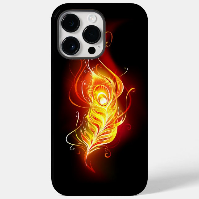 Funda De Case-Mate Para iPhone Feather Peacock (Reverso )