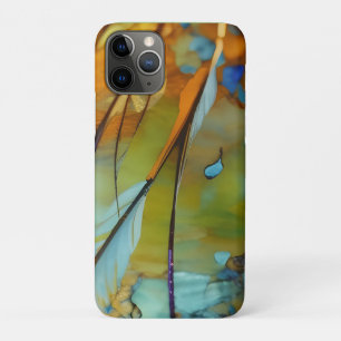 Funda Para iPhone 11 Pro Feather Resumen de arte de IA