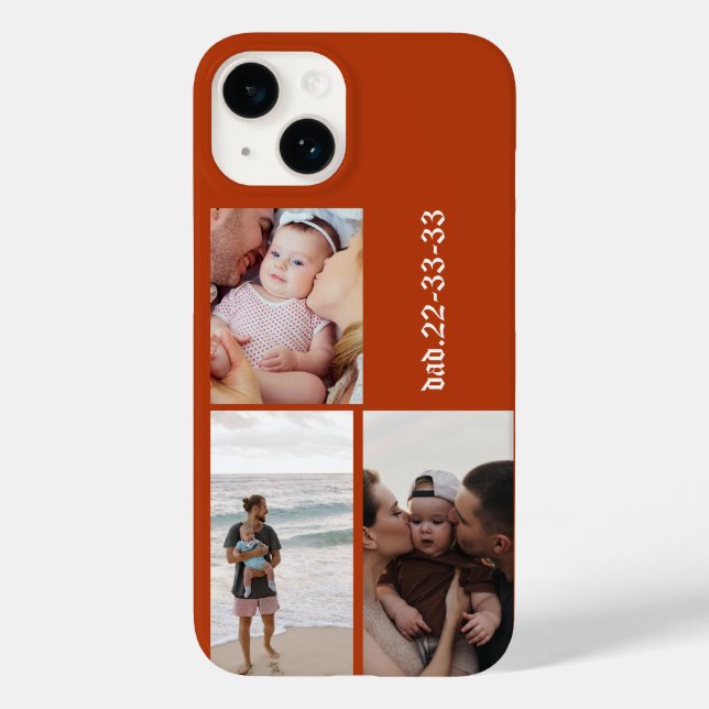 Funda De Case-Mate Para iPhone Fecha de cumpleaños (Reverso )