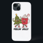 Funda Para iPhone 13 Feelin Jolly Christmas Tree Coffee Lover Winter<br><div class="desc">Feelin Jolly Christmas Tree Coffee Lover Winter</div>