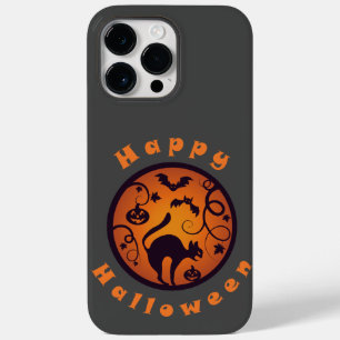 Funda Para iPhone 14 Pro Max De Case-Mate Felices arañas y murciélagos de gatos negros en la