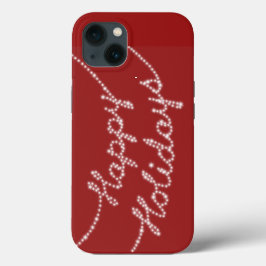 Funda Para iPhone 13 Felices vacaciones en estuche para iPhone String L