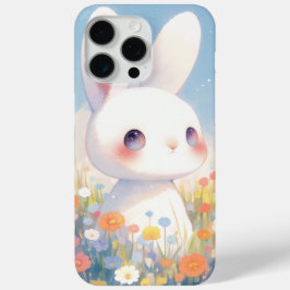 Funda Para iPhone 15 Pro Max Felicidad de Flor de Conejo