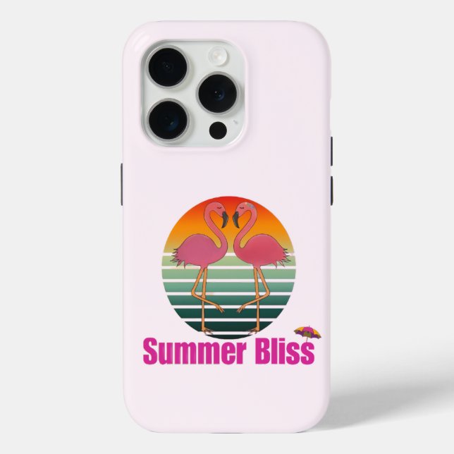 Funda De Case-Mate Para iPhone Felicidad de Verano  (Reverso )