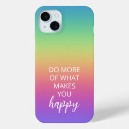 Funda Para iPhone 15 Mini Felicidad del arco iris