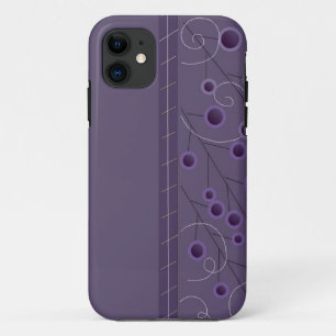 Funda Para iPhone 11 Felicidad Morada Floral