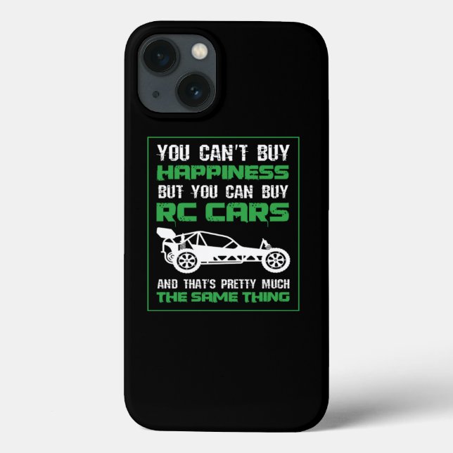 Funda De Case-Mate Para iPhone Felicidad RC Carros Igual (Reverso)