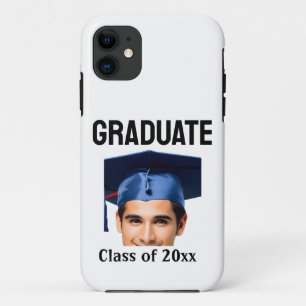 Funda Para iPhone 11 Felicidades graduación agregar nombre año texto