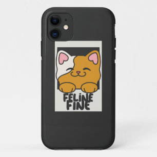 Funda Para iPhone 11 Feline Fine