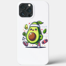 Funda Para iPhone 13 Pro Max Feliz aguacate lindo