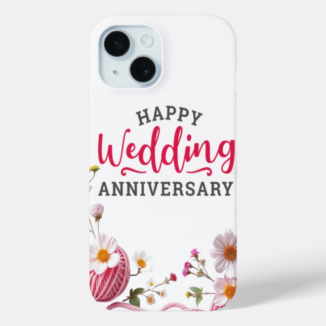Funda De Case-Mate Para iPhone Feliz aniversario de mujeres  (Reverso )