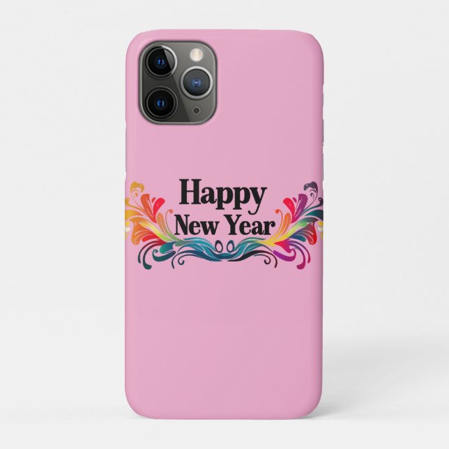 Funda De Case-Mate Para iPhone Feliz Año Nuevo (Reverso)