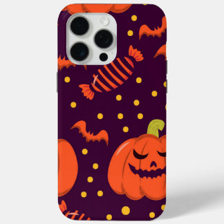 Funda Para iPhone 15 Pro Max Feliz Calabaza de Halloween 2023