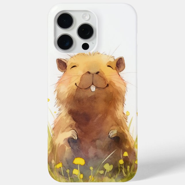 Funda De Case-Mate Para iPhone Feliz como puede serlo un Carpincho (Reverso )