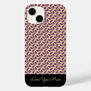 Funda Para iPhone 14 De Case-Mate Feliz Cumpleaños Patrón de Leopardo Adorable 