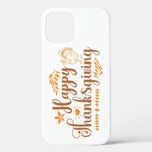 Funda Para iPhone 12 Feliz Día de Acción de Gracias
