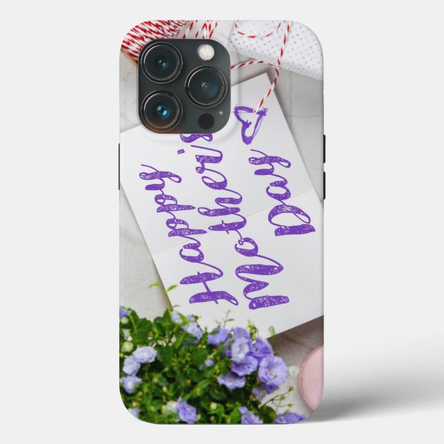 FUNDA DE Case-Mate PARA iPhone FELIZ DÍA DE LA MADRE (Reverso )