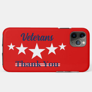 Funda Para iPhone 11 Pro Max Feliz Día de los Veteranos