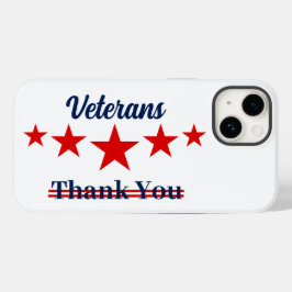 Funda Para iPhone 14 De Case-Mate Feliz Día de los Veteranos