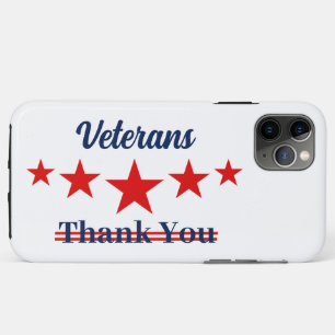 Funda Para iPhone 11 Pro Max Feliz Día de los Veteranos