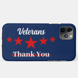Funda Para iPhone 11 Pro Max Feliz Día de los Veteranos