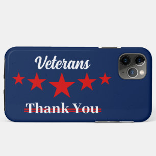 Funda Para iPhone 11 Pro Max Feliz Día de los Veteranos