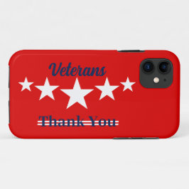Funda Para iPhone 11 Feliz Día de los Veteranos