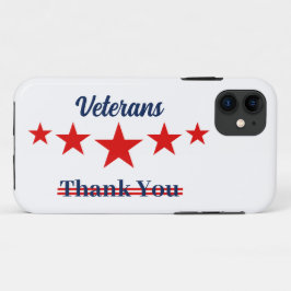 Funda Para iPhone 11 Feliz Día de los Veteranos