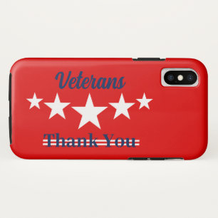 Funda Para iPhone XS Feliz Día de los Veteranos