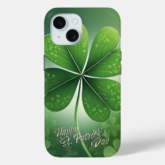 Funda De Case-Mate Para iPhone Feliz día de San Patricio (8) c (Reverso )