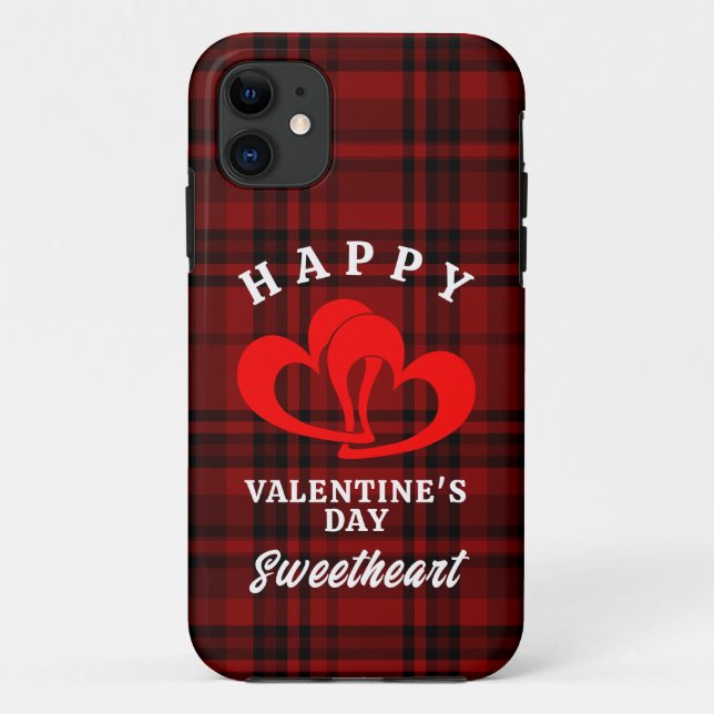 FUNDA DE Case-Mate PARA iPhone FELIZ DÍA DE VALENTINA (Reverso)