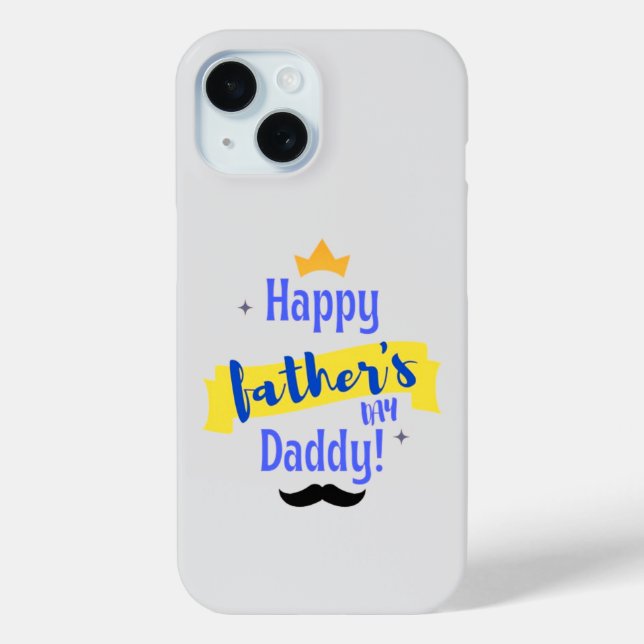 Funda De Case-Mate Para iPhone Feliz Día del Padre papá | Estuche para iPhone (Reverso )