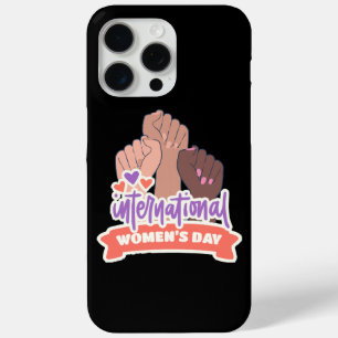 Funda Para iPhone 15 Pro Max Feliz Día Internacional de la Mujer