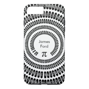 Funda Para iPhone 8 Plus/7 Plus Feliz Día Pi Dígitos matemáticos 3.14 Divertidos m