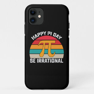 Funda Para iPhone 11 Feliz Día Pi Sea Irracional Funny Math Vintage