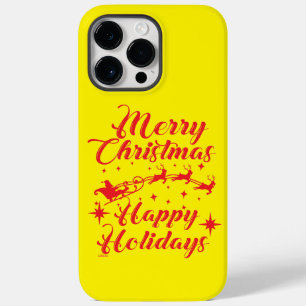 FUNDA PARA iPhone 14 PRO MAX DE Case-Mate FELIZ FELIZ FESTIVIDAD DE NAVIDAD