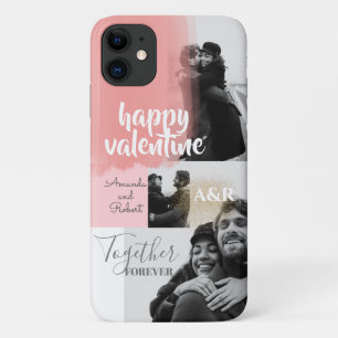 Funda Para iPhone 11 Feliz foto de la pareja de San Valentín