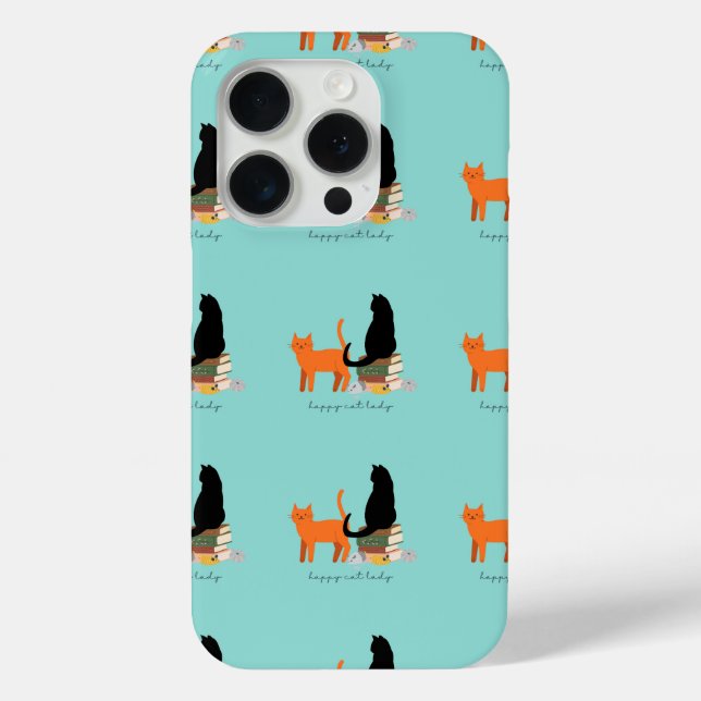 Funda De Case-Mate Para iPhone Feliz Gato (Reverso )