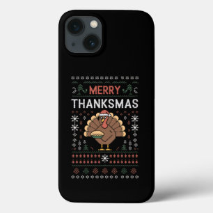 Funda Para iPhone 13 Feliz Graciasnavidad Navidad Día de Acción de Grac