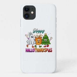 Funda Para iPhone 11 Feliz Hallothanksmas