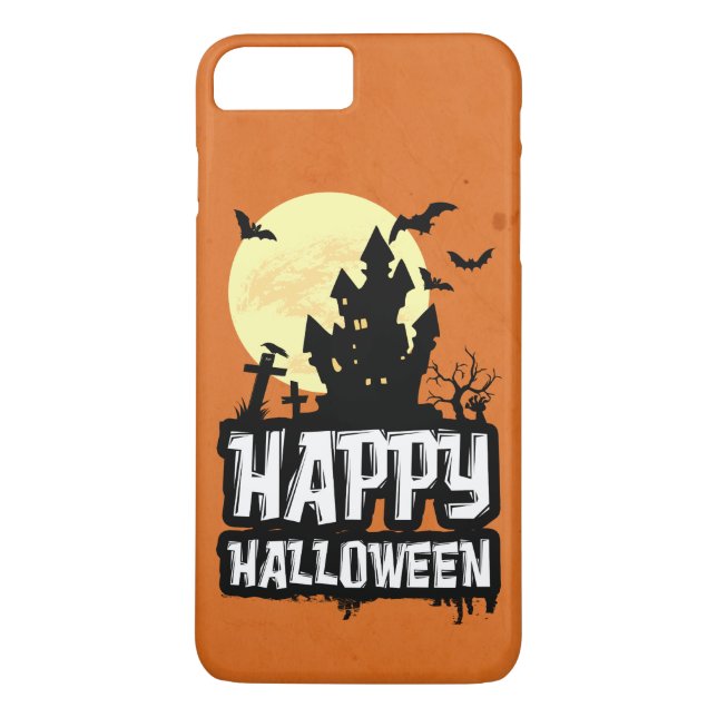 Funda De Case-Mate Para iPhone Feliz Halloween (Reverso)
