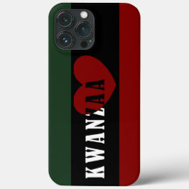 Funda Para iPhone 13 Pro Max Feliz Kwanzaa
