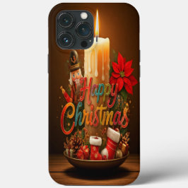 Funda Para iPhone 13 Pro Max Feliz Navidad