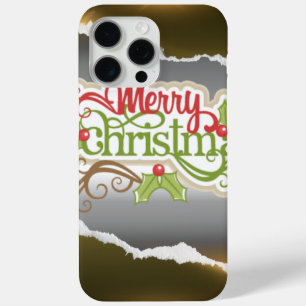 Funda Para iPhone 15 Pro Max Feliz Navidad
