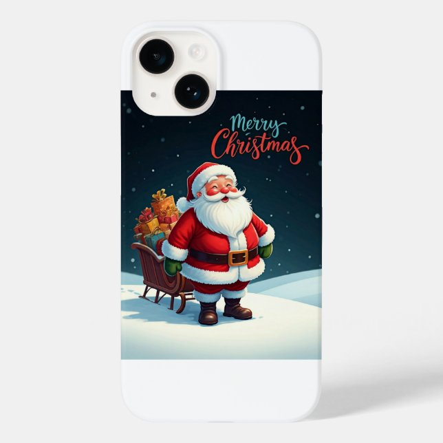 Funda De Case-Mate Para iPhone Feliz Navidad (Reverso )