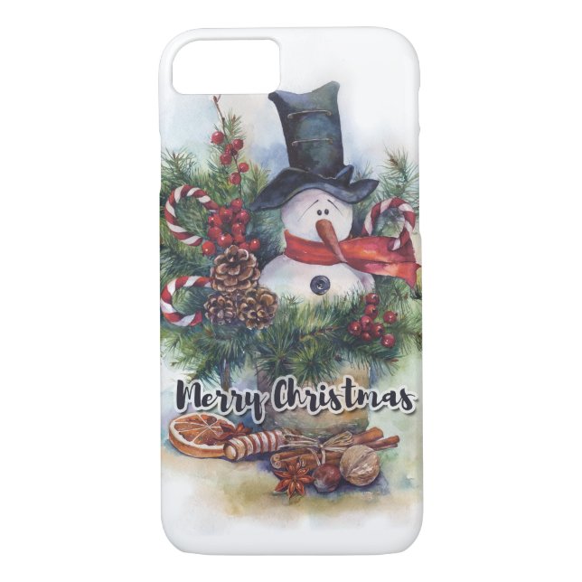 Funda De Case-Mate Para iPhone Feliz Navidad (Reverso)