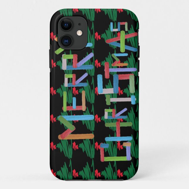 Funda De Case-Mate Para iPhone Feliz Navidad (Reverso)