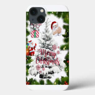 Funda Para iPhone 13 Feliz Navidad