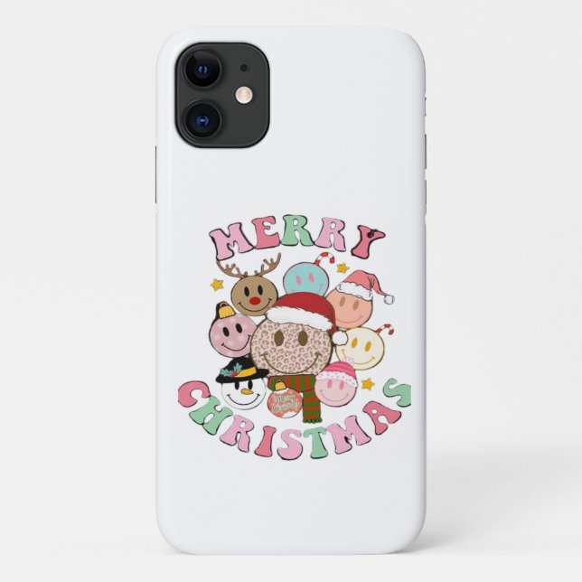 Funda De Case-Mate Para iPhone Feliz Navidad  (Reverso)